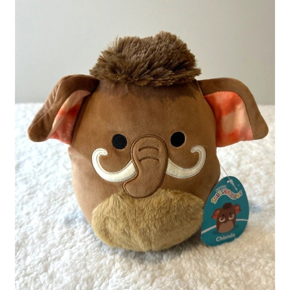 Squishmallows Chienda Mammoth Plush Toy - Brown